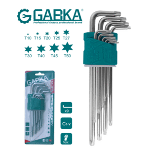 SET LLAVES HEXAGONALES LARGAS 9PC